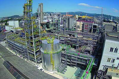 Hydrolyseanlage im Chemiepark Linz