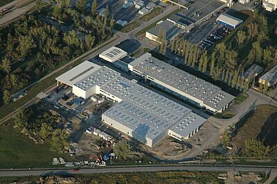 Vogelperspektive der Anlagen in Pischelsdorf