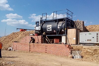 Mobiler High-Performance Melter